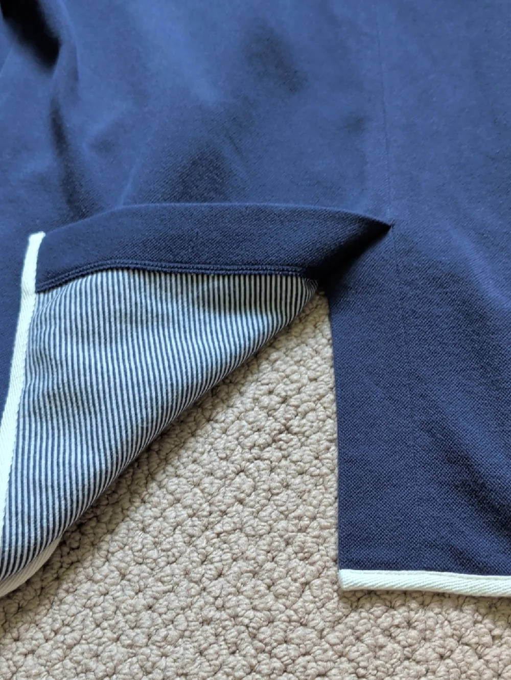 Vineyard Vines Nautical Navy Pique Blazer with Kentucky Derby Crest M